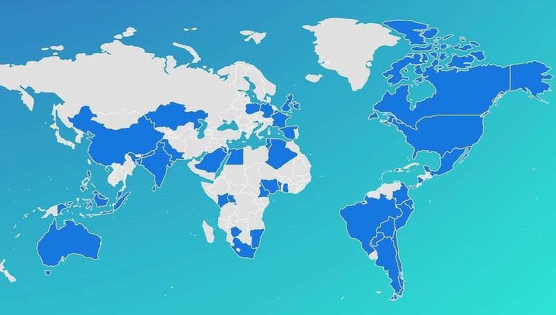 参加TryHackCIT的个人世界地图
